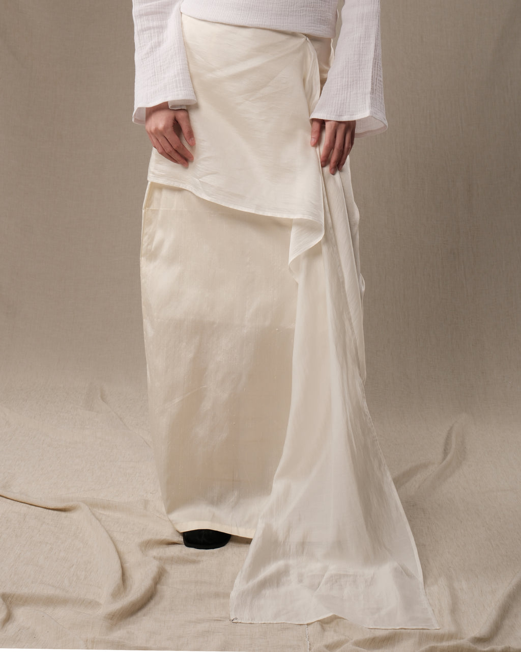 KHAT Sutra Shantung "Raw silk" Skirt
