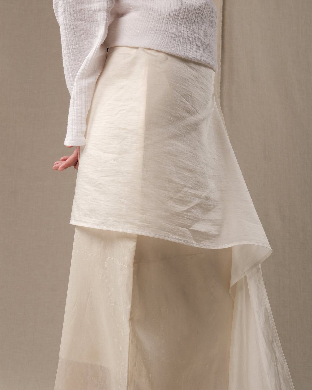 KHAT Sutra Shantung "Raw silk" Skirt