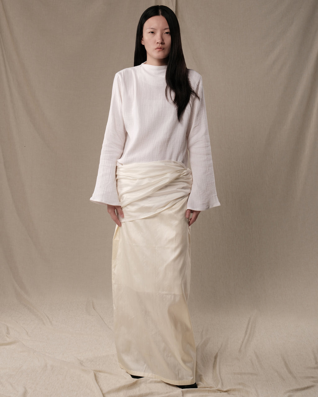 KHAT Sutra Shantung "Raw silk" Skirt