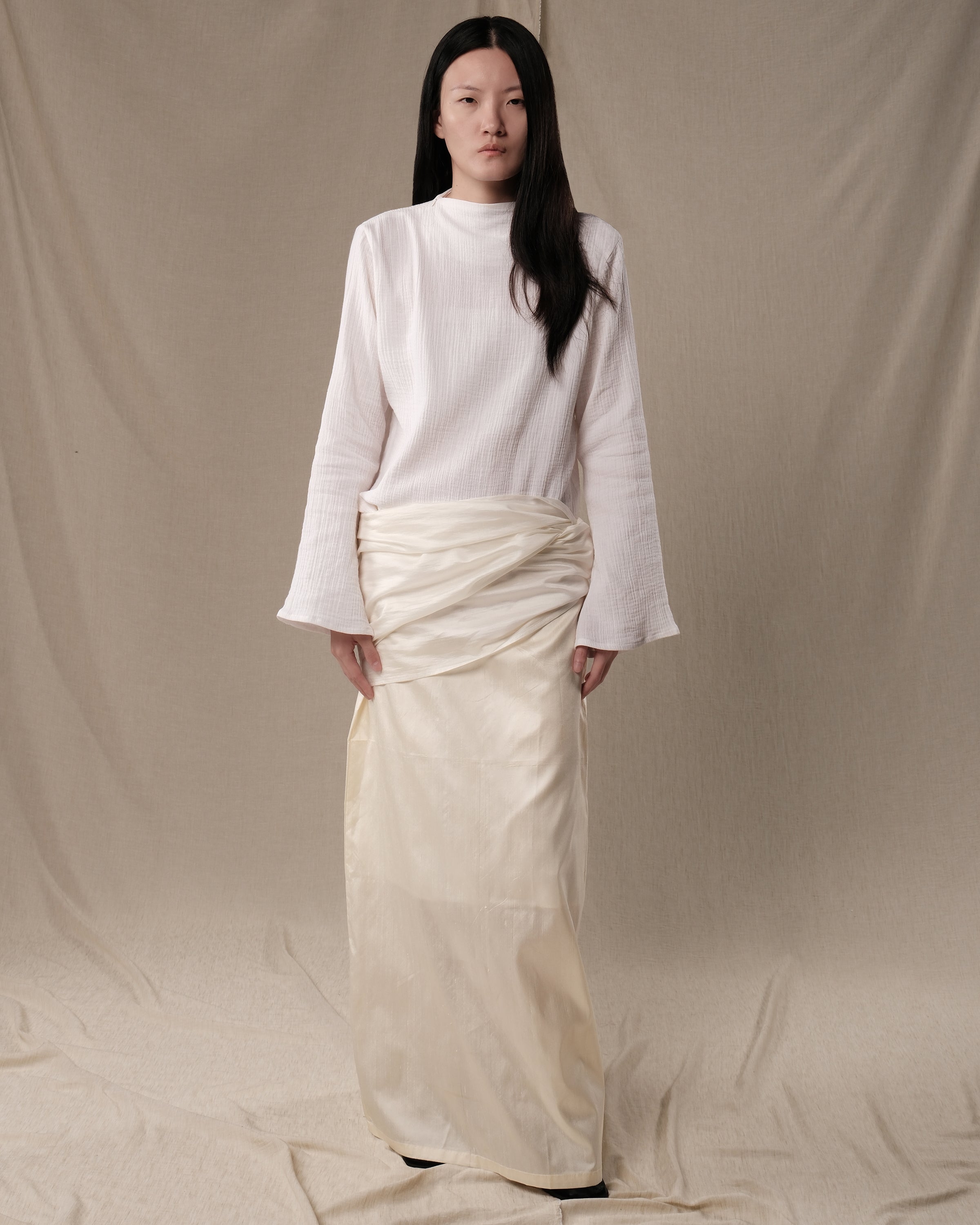 KHAT Sutra Shantung "Raw silk" Skirt