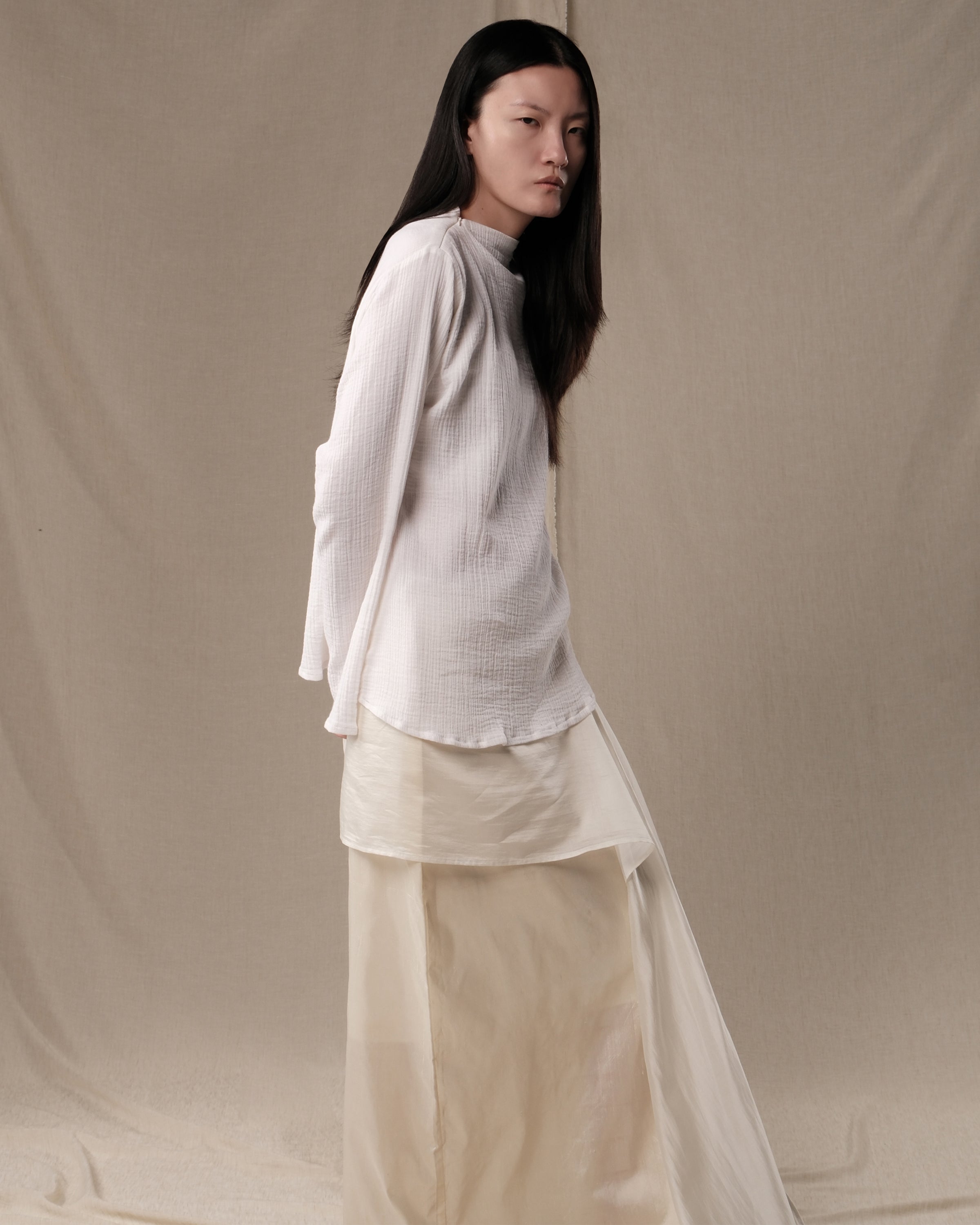 KHAT Sutra Shantung "Raw silk" Skirt