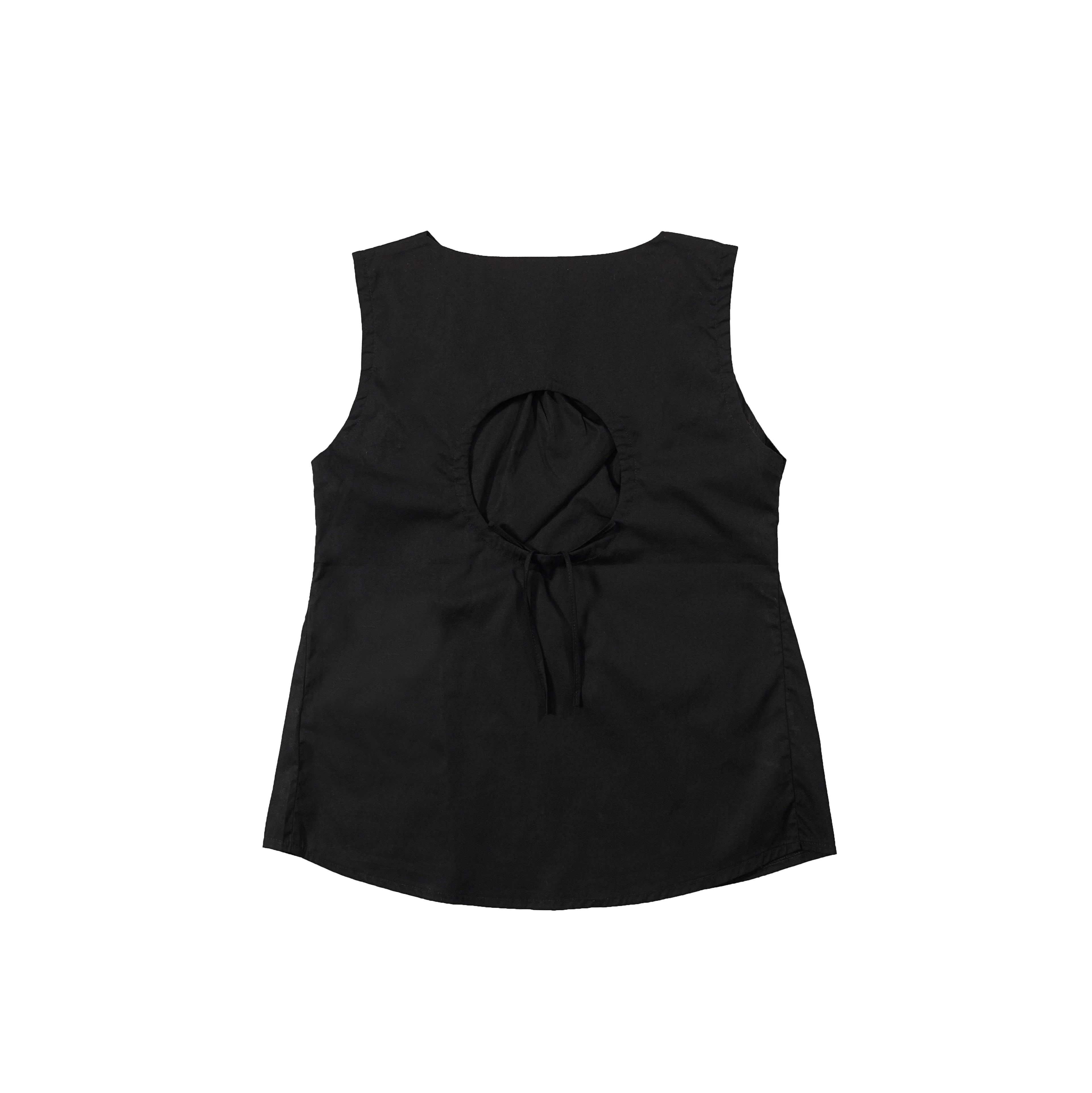 KNOT CIRCLE CUT-OUT TOP
