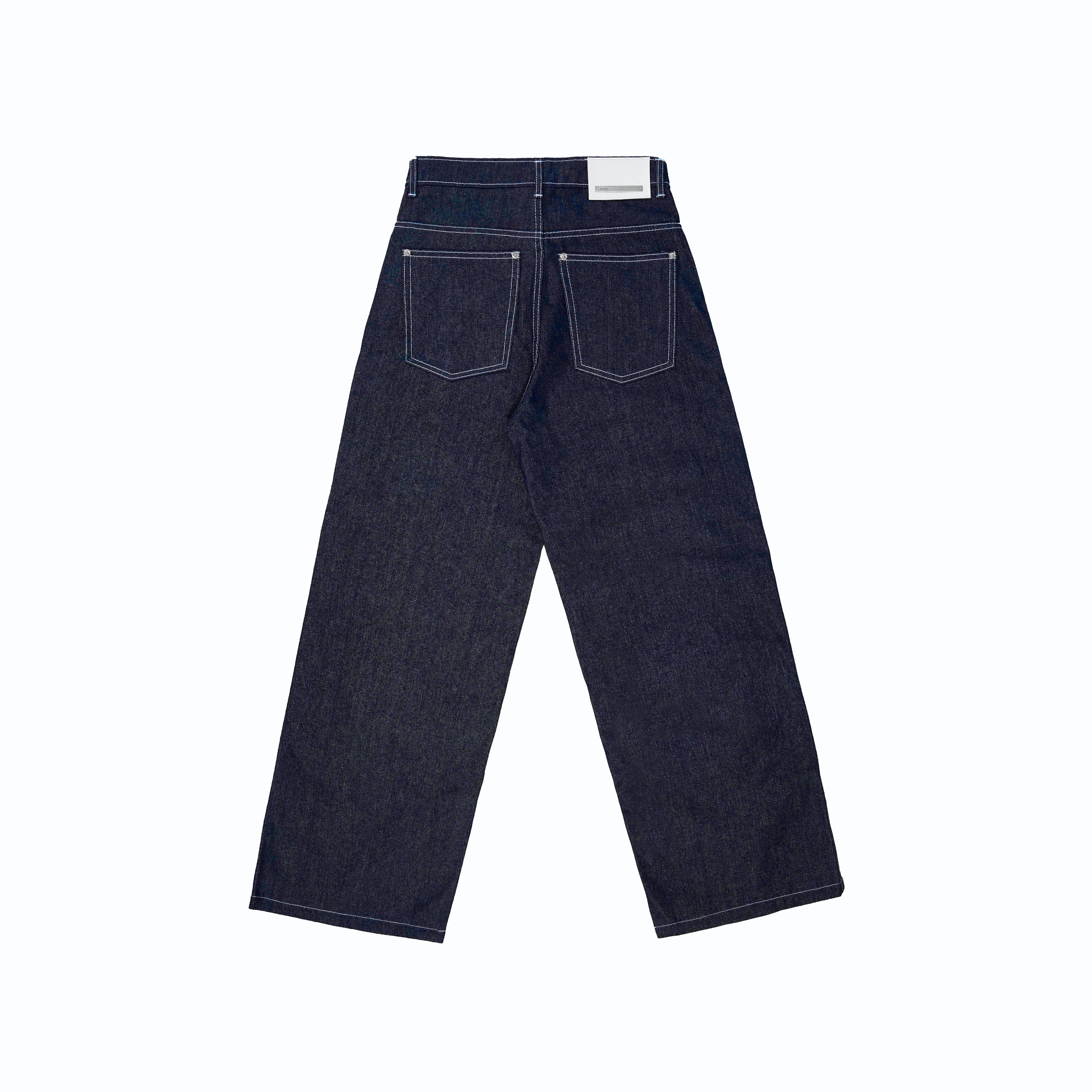 ANDERS RAW DENIM "Double Row Seam" TROUSERS