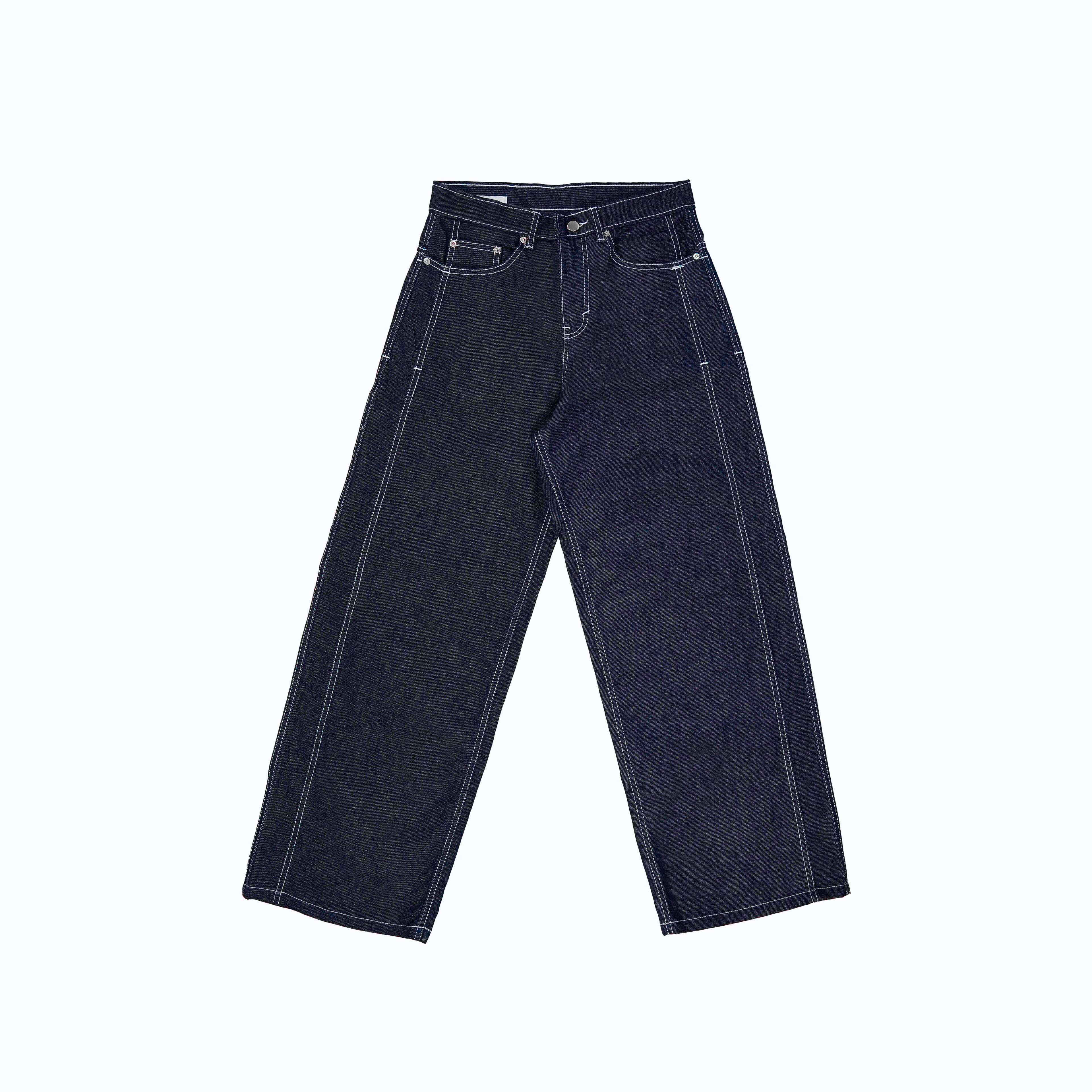 ANDERS RAW DENIM "Double Row Seam" TROUSERS