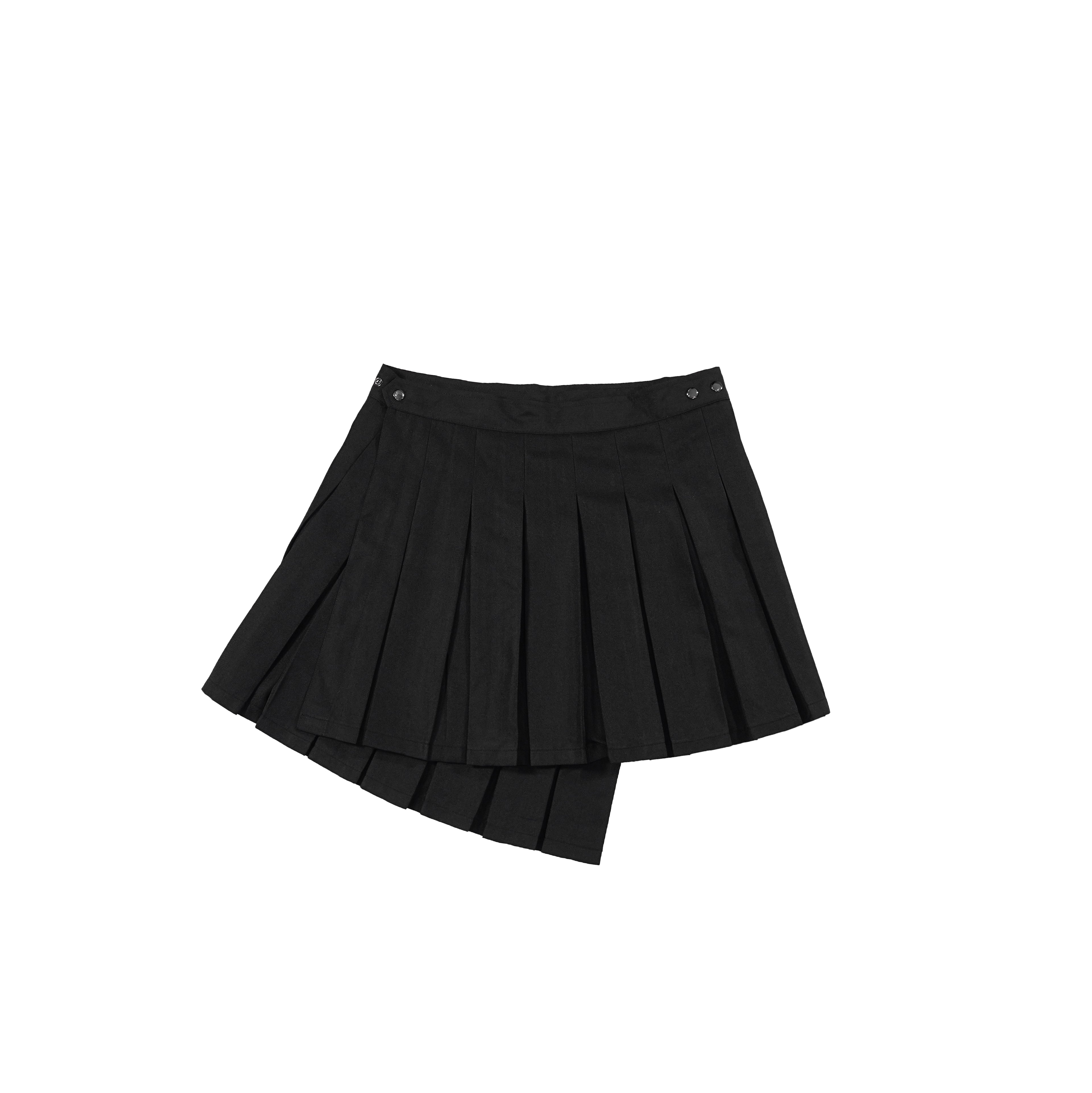 WRAP PLEATS SKIRT