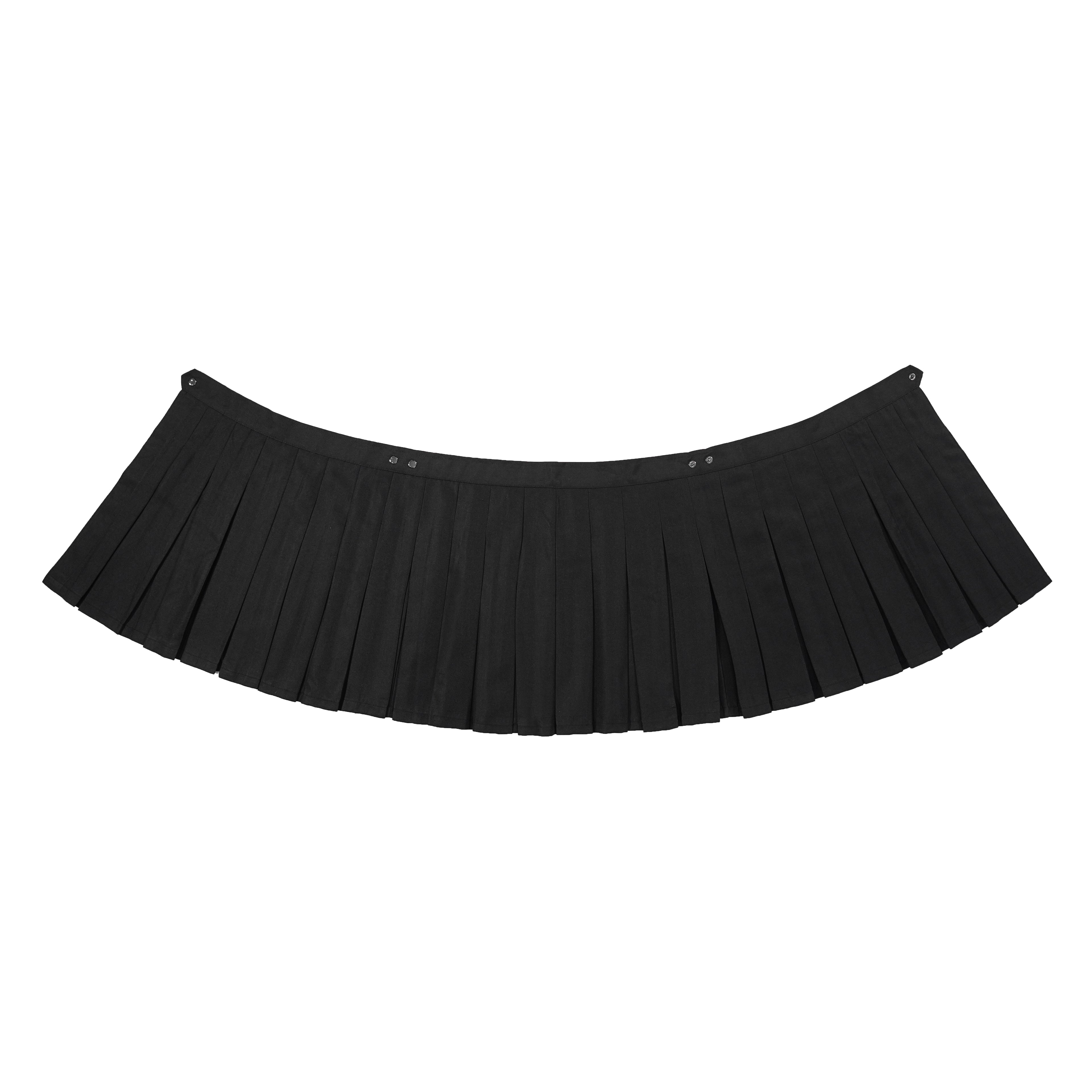 WRAP PLEATS SKIRT