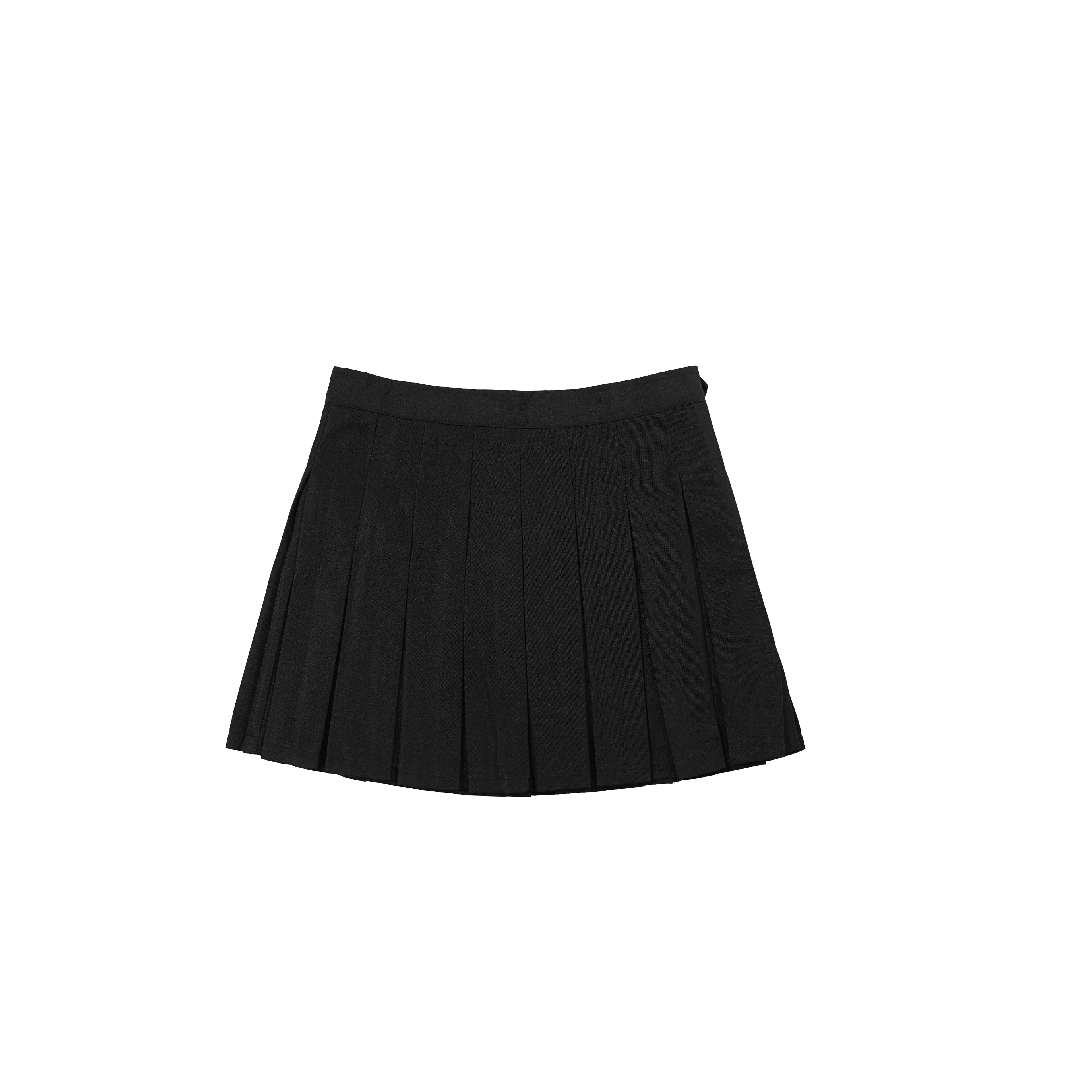 WRAP PLEATS SKIRT